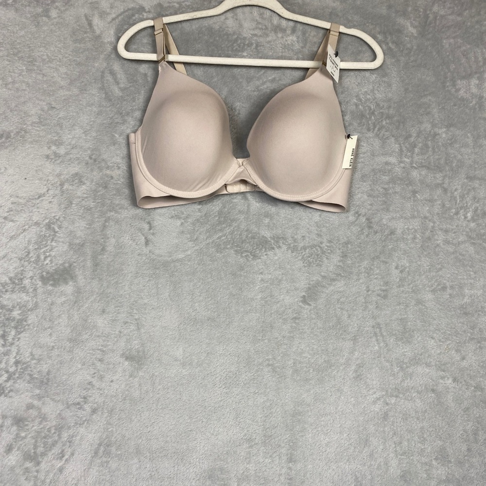 Anne Klein Full Figure T-Shirt Bra Beige 38DD Underwire Molded Cup NWT